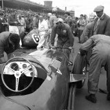 RD 30 - Grid - Harry Schell - 6 Maserati, Foreground - Ferrari