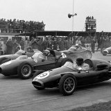RE 665 - 3 Jean Behra - BRM, 1 Mike Hawthorn - Ferrari, 19 Roy Salvadori -  Cooper
