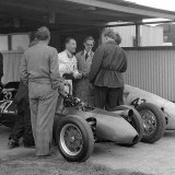 RA 543 - Scrutineers Bay - 32 Kieft - D Parker, 42 Cooper - Ivor Bueb, Stirling Moss