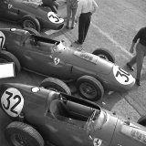 RH 96 - Ferraris - 32 Phil Hill, 30 Tony Brooks, 34 Cliff Allison