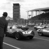 RG 649 - 11 Peter Ashdown - Lola, 1 Alan Stacey - Lotus, 21 J Campbell - Jones - Lotus, 26 Michael Taylor - Lola, 12 Peter Gambon - Lola